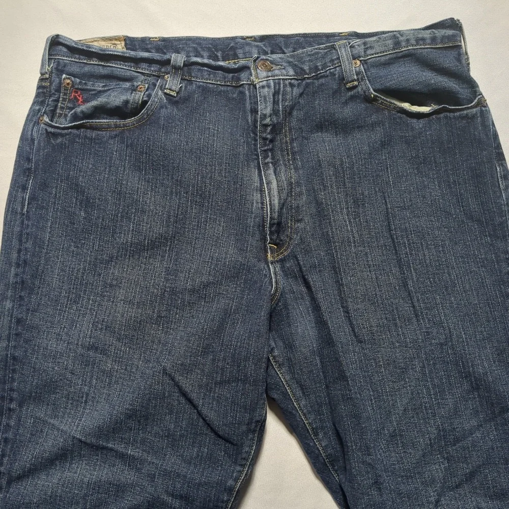 Polo Ralph Lauren Cortlandt 300 Jeans Mens‎ 38x30 Dark Wash Blue Straight Leg